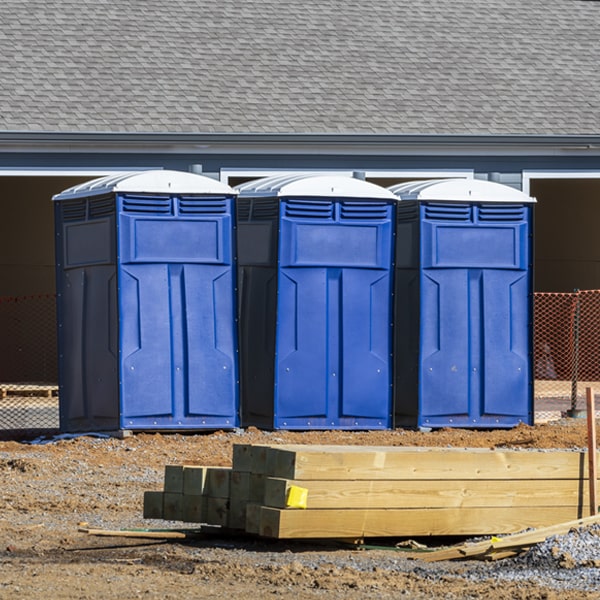 can i customize the exterior of the porta potties with my event logo or branding in Trafalgar IN